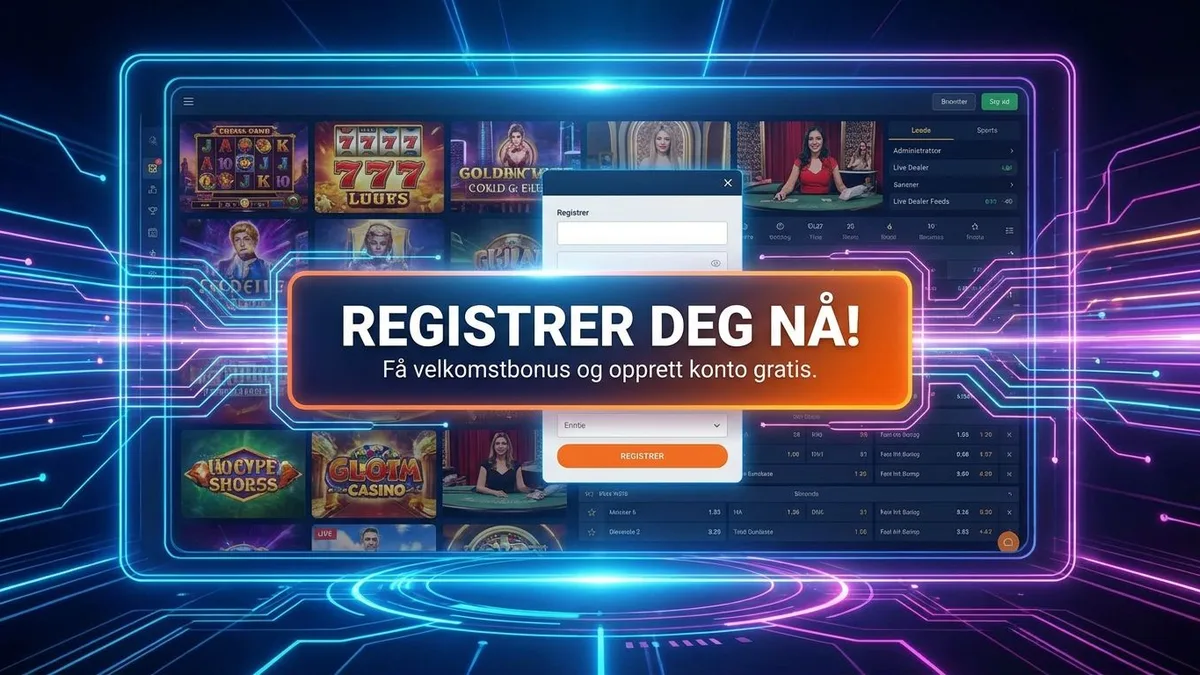 Registrer deg med bonus